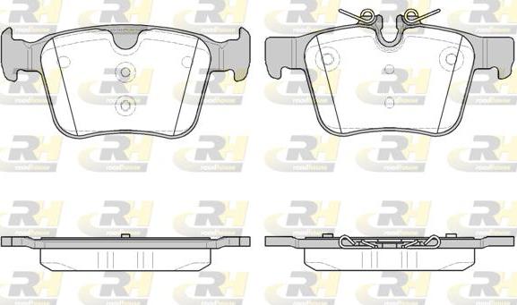 Roadhouse 21516.40 - Kit de plaquettes de frein, frein à disque cwaw.fr