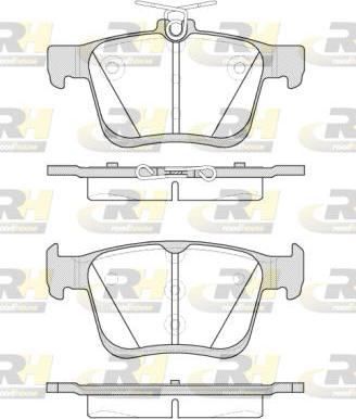 Roadhouse 21516.00 - Kit de plaquettes de frein, frein à disque cwaw.fr