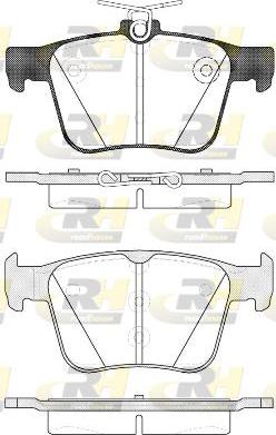 Roadhouse 21516.10 - Kit de plaquettes de frein, frein à disque cwaw.fr