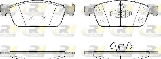 Roadhouse 21510.50 - Kit de plaquettes de frein, frein à disque cwaw.fr