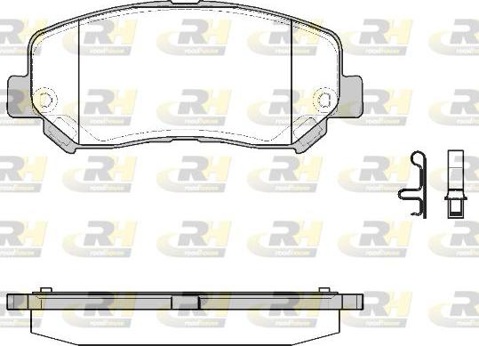 Roadhouse 21513.22 - Kit de plaquettes de frein, frein à disque cwaw.fr