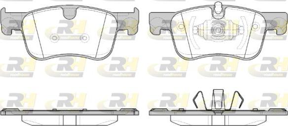 Roadhouse 21580.00 - Kit de plaquettes de frein, frein à disque cwaw.fr