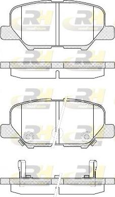 Roadhouse 21536.02 - Kit de plaquettes de frein, frein à disque cwaw.fr