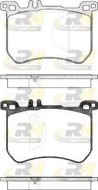 Roadhouse 21533.00 - Kit de plaquettes de frein, frein à disque cwaw.fr