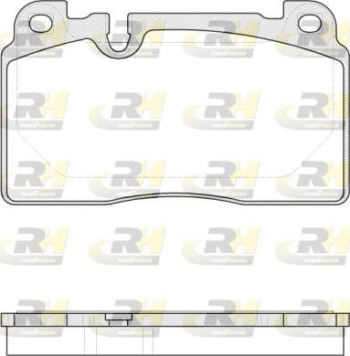 Roadhouse 21527.00 - Kit de plaquettes de frein, frein à disque cwaw.fr