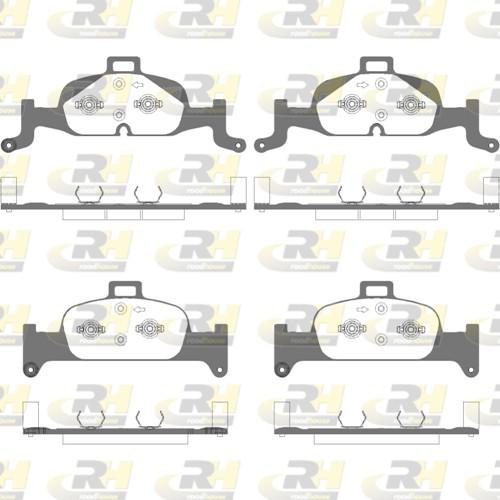 Roadhouse 21691.10 - Kit de plaquettes de frein, frein à disque cwaw.fr