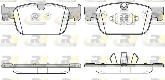 Roadhouse 21692.10 - Kit de plaquettes de frein, frein à disque cwaw.fr