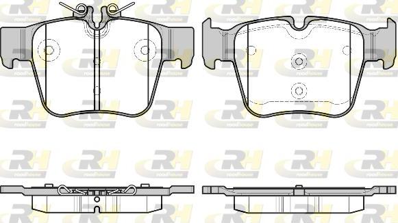 Roadhouse 21697.00 - Kit de plaquettes de frein, frein à disque cwaw.fr