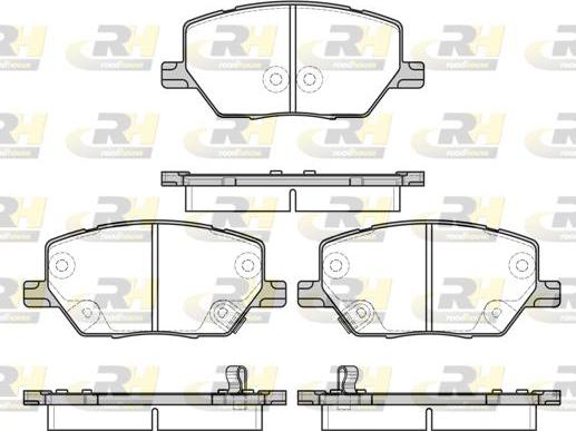 Roadhouse 21640.02 - Kit de plaquettes de frein, frein à disque cwaw.fr