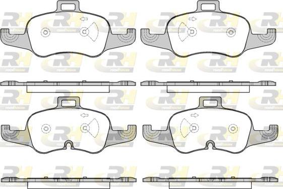 Roadhouse 21653.00 - Kit de plaquettes de frein, frein à disque cwaw.fr