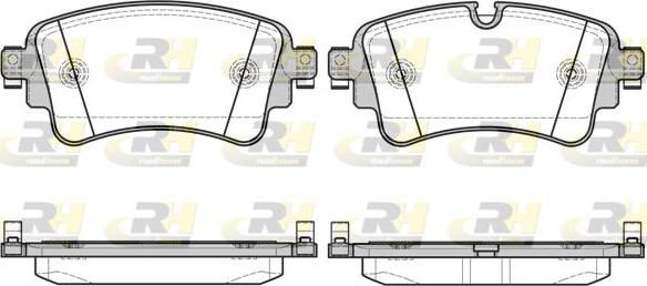 Roadhouse 21669.08 - Kit de plaquettes de frein, frein à disque cwaw.fr