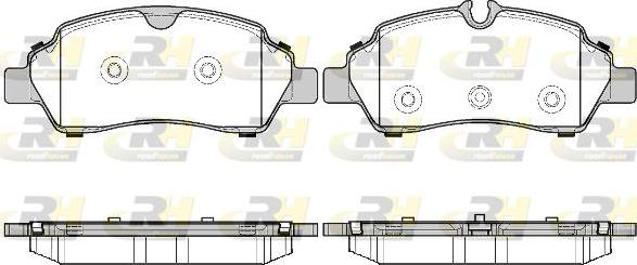 Roadhouse 21605.00 - Kit de plaquettes de frein, frein à disque cwaw.fr