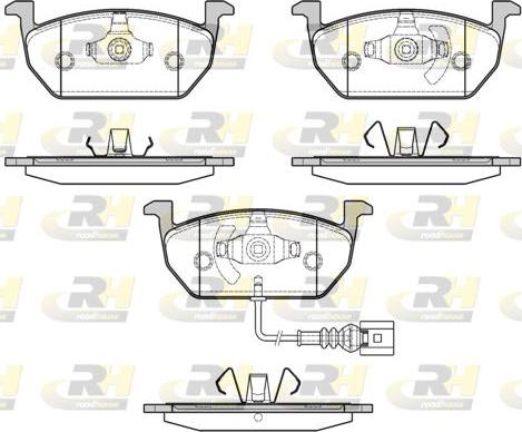 Roadhouse 21601.01 - Kit de plaquettes de frein, frein à disque cwaw.fr