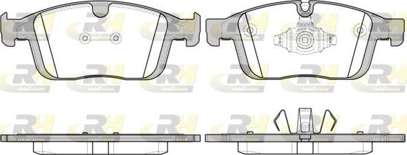 Roadhouse 21689.00 - Kit de plaquettes de frein, frein à disque cwaw.fr