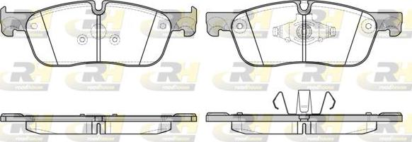 Roadhouse 21633.00 - Kit de plaquettes de frein, frein à disque cwaw.fr