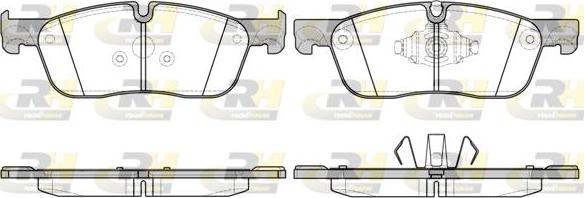 Roadhouse 21633.10 - Kit de plaquettes de frein, frein à disque cwaw.fr