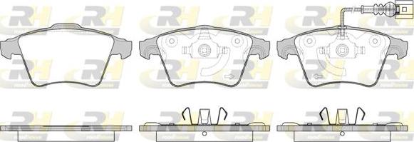 Roadhouse 21045.11 - Kit de plaquettes de frein, frein à disque cwaw.fr