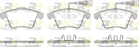 Roadhouse 21045.22 - Kit de plaquettes de frein, frein à disque cwaw.fr