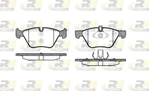 Roadhouse 21052.00 - Kit de plaquettes de frein, frein à disque cwaw.fr