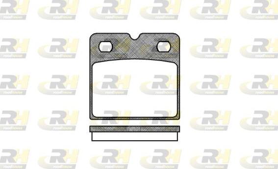 Roadhouse 21067.00 - Kit de plaquettes de frein, frein à disque cwaw.fr