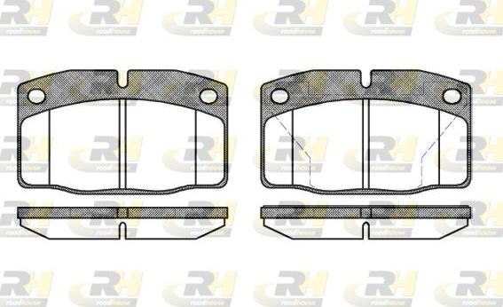 Roadhouse 2101.40 - Kit de plaquettes de frein, frein à disque cwaw.fr