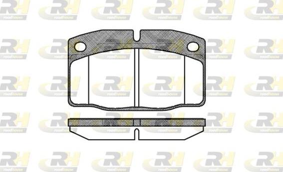 Roadhouse 2101.20 - Kit de plaquettes de frein, frein à disque cwaw.fr