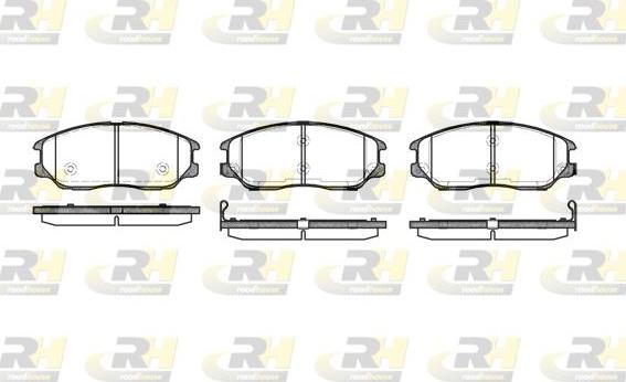 Roadhouse 21085.02 - Kit de plaquettes de frein, frein à disque cwaw.fr