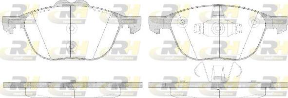 Roadhouse 21082.50 - Kit de plaquettes de frein, frein à disque cwaw.fr