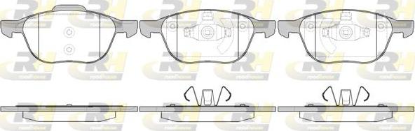 Roadhouse 21082.00 - Kit de plaquettes de frein, frein à disque cwaw.fr