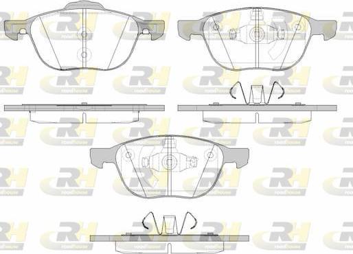 Roadhouse 21082.15 - Kit de plaquettes de frein, frein à disque cwaw.fr