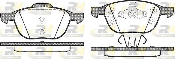 Roadhouse 21082.30 - Kit de plaquettes de frein, frein à disque cwaw.fr