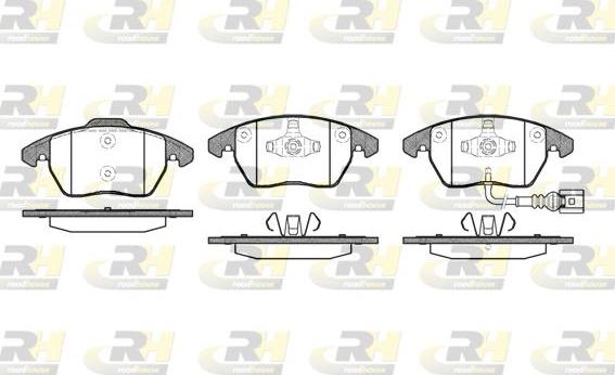 Roadhouse 21030.01 - Kit de plaquettes de frein, frein à disque cwaw.fr