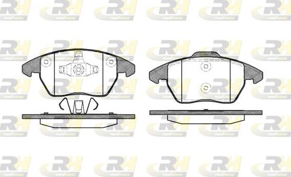 Roadhouse 21030.10 - Kit de plaquettes de frein, frein à disque cwaw.fr