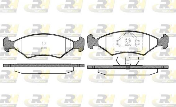 Roadhouse 2119.15 - Kit de plaquettes de frein, frein à disque cwaw.fr