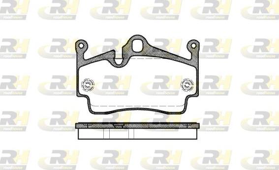 Roadhouse 21191.00 - Kit de plaquettes de frein, frein à disque cwaw.fr