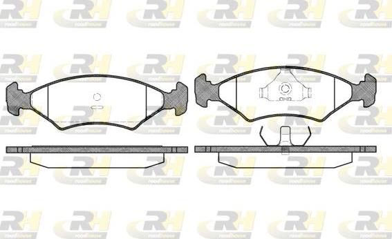 Roadhouse 2119.20 - Kit de plaquettes de frein, frein à disque cwaw.fr