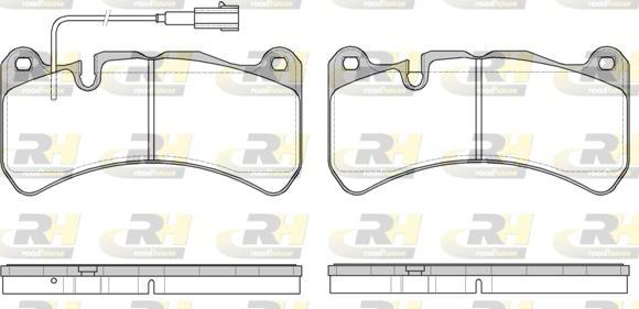 Roadhouse 21192.11 - Kit de plaquettes de frein, frein à disque cwaw.fr