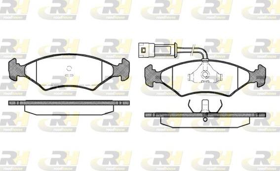 Roadhouse 2119.22 - Kit de plaquettes de frein, frein à disque cwaw.fr