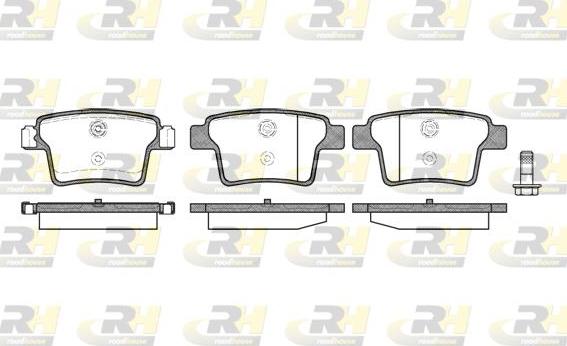 Roadhouse 21149.10 - Kit de plaquettes de frein, frein à disque cwaw.fr