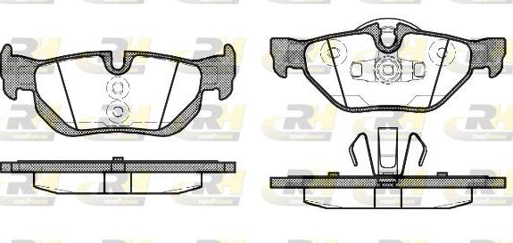 Roadhouse 21145.10 - Kit de plaquettes de frein, frein à disque cwaw.fr