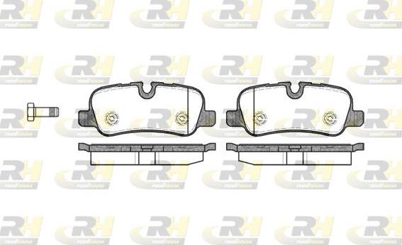 Roadhouse 21159.00 - Kit de plaquettes de frein, frein à disque cwaw.fr