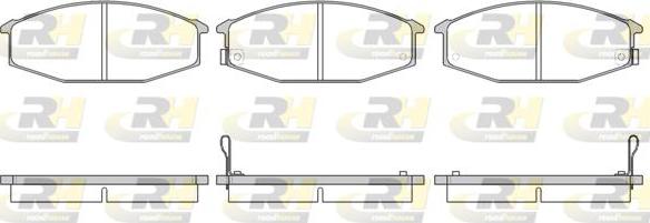 Roadhouse 2115.02 - Kit de plaquettes de frein, frein à disque cwaw.fr