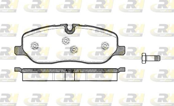 Roadhouse 21158.00 - Kit de plaquettes de frein, frein à disque cwaw.fr