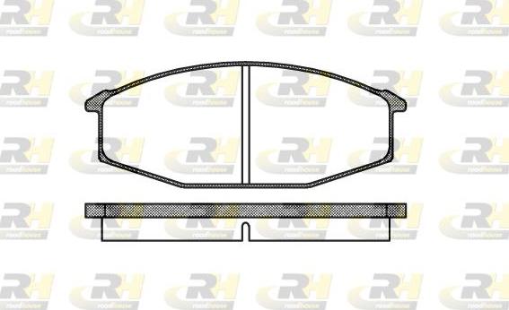 Roadhouse 2115.20 - Kit de plaquettes de frein, frein à disque cwaw.fr