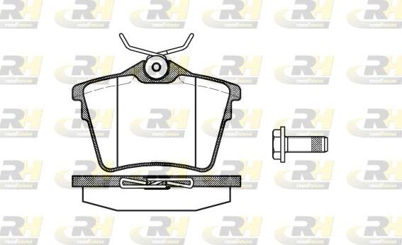 Roadhouse 21103.00 - Kit de plaquettes de frein, frein à disque cwaw.fr