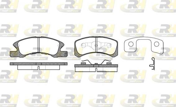 Roadhouse 21111.02 - Kit de plaquettes de frein, frein à disque cwaw.fr