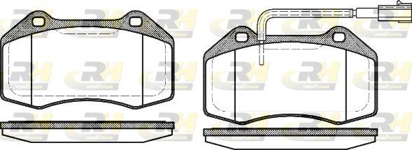 Roadhouse 21113.12 - Kit de plaquettes de frein, frein à disque cwaw.fr