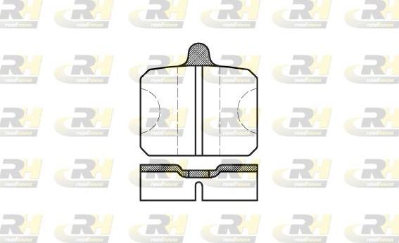 Roadhouse 2118.00 - Kit de plaquettes de frein, frein à disque cwaw.fr