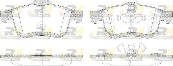 Roadhouse 21183.42 - Kit de plaquettes de frein, frein à disque cwaw.fr