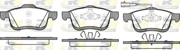 Roadhouse 21183.01 - Kit de plaquettes de frein, frein à disque cwaw.fr